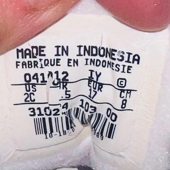 Air Jordan Retro 13 XIII 2004 White / Grey / University Blue 310274-103 Infant 2 - Picture 10 of 11